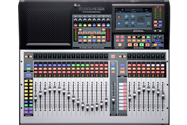 PreSonus® StudioLive® Series III 32SX Digital Console Mixer, Gray