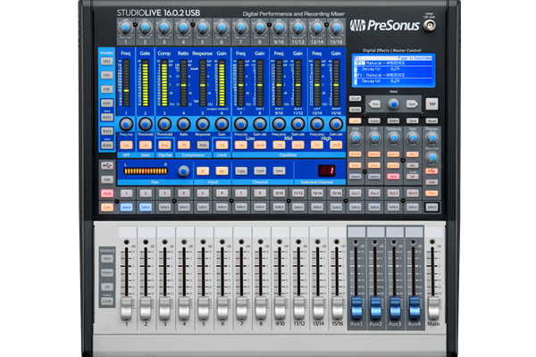 PreSonus® StudioLive® Classic 16.0.2 USB Digital Console Mixer, Gray, 230-240V EU