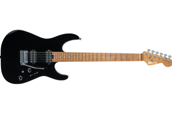 Pro-Mod DK24 HH 2PT CM, Caramelized Maple Fingerboard, Gloss Black