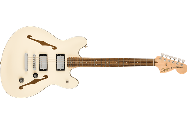 Affinity Series® Starcaster® Deluxe, Laurel Fingerboard, Olympic White