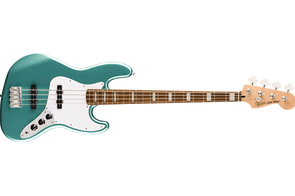 Affinity Series® Active Jazz Bass®, Laurel Fingerboard, White Pickguard, Mystic Sea Foam Green