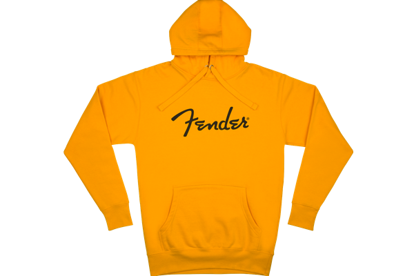 Fender® Spaghetti Logo Hoodie, Butterscotch Blonde, XXL