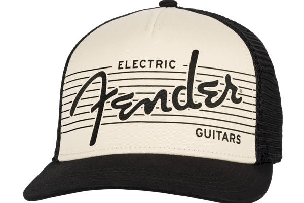 Fender® Electric Hat Black/Cream One Size
