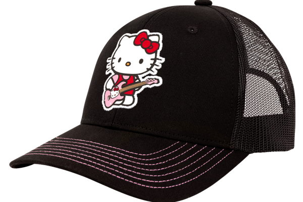 Fender® x Hello Kitty® Black Logo Hat, One Size Fits Most