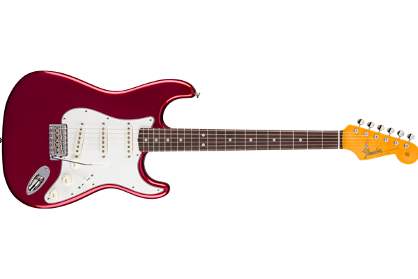 American Vintage II 1965 Stratocaster®, Round-Lam Rosewood Fingerboard, Candy Apple Red
