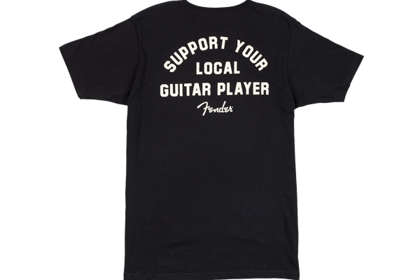 Support Your Local Guitar Player Tee, Black, L