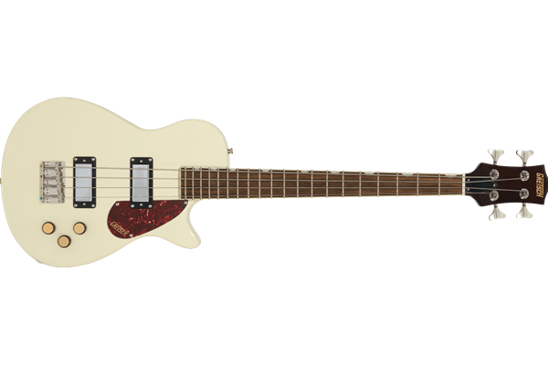 Streamliner™ Jet™ Club Bass Single-Cut, Laurel Fingerboard, Vintage White