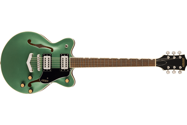 G2655 Streamliner™ Center Block Jr. Double-Cut with V-Stoptail, Laurel Fingerboard, Steel Olive
