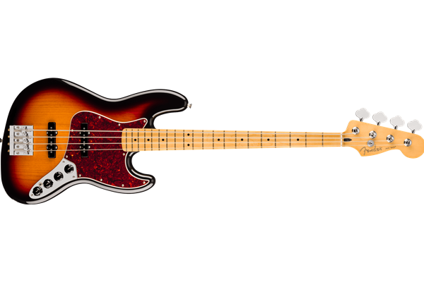Player II Modified Active Jazz Bass®, Maple Fingerboard, 3 Tone Sunburst
