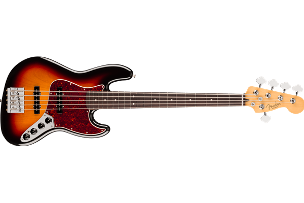 Player II Modified Active Jazz Bass® V, Rosewood Fingerboard, 3-Color Sunburst