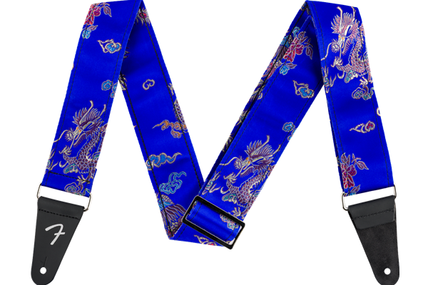 Blue Satin Dragon Strap