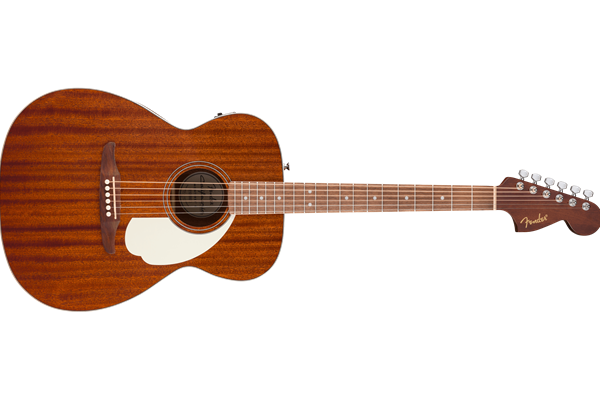California Standard Monterey™ E, Sapele Top, Ivory Pickguard, Natural Sapele