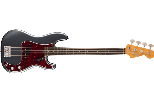 Vintera® II Road Worn® '60s Precision Bass®, Rosewood Fingerboard, Charcoal Frost Metallic