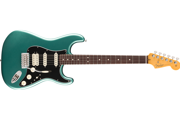 American Professional Classic Stratocaster® HSS, Rosewood Fingerboard, Faded Sherwood Green Metallic