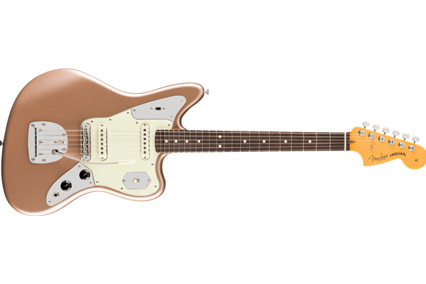 American Professional Classic Jaguar®, Rosewood Fingerboard, Faded Firemist Gold