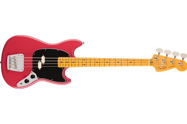 American Professional Classic Mustang Bass®, Maple Fingerboard, Faded Dakota Red