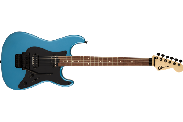 Pro-Mod So-Cal® SC1 Style 1 HH FR RW, Rosewood Fingerboard, Pelham Blue