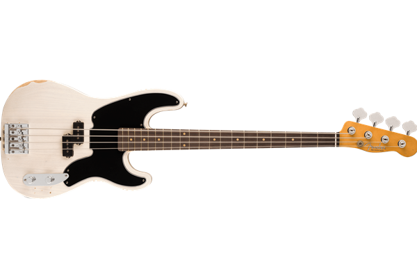 Mike Dirnt Road Worn® Precision Bass®, Rosewood Fingerboard, White Blonde