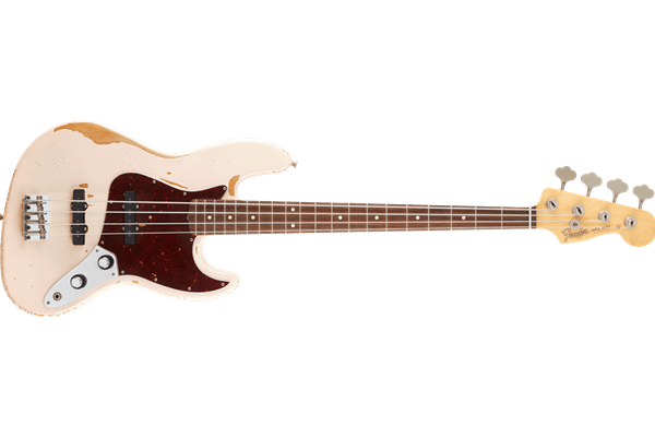 Flea Jazz Bass, Rosewood Fingerboard, Roadworn Shell Pink