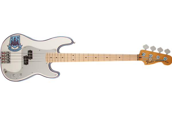 Steve Harris Precision Bass®, Maple Fingerboard, Olympic White