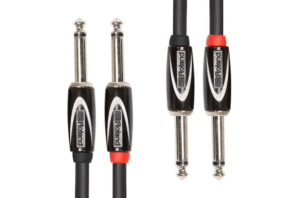 5ft 1.5m Interconnect Cable, Dual 1/4 - 1/4