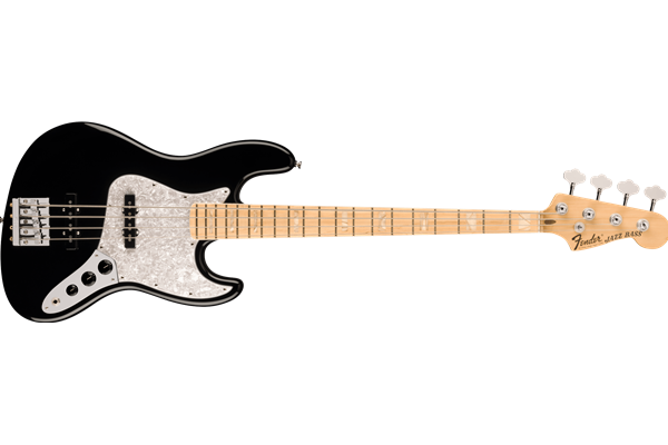 U.S.A. Geddy Lee Jazz Bass®, Maple Fingerboard, Black