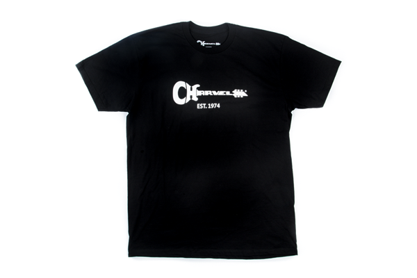 Charvel® Guitar Logo Men's T-Shirt, Black, XXL