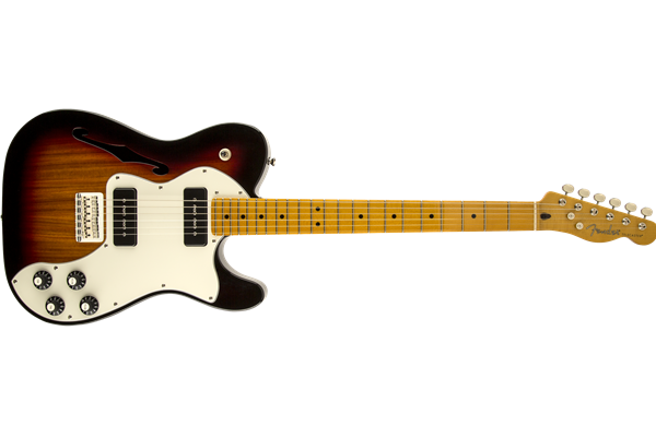 Modern Player Telecaster Thinline Deluxe, Maple Fingerboard, 3-Color Sunburst