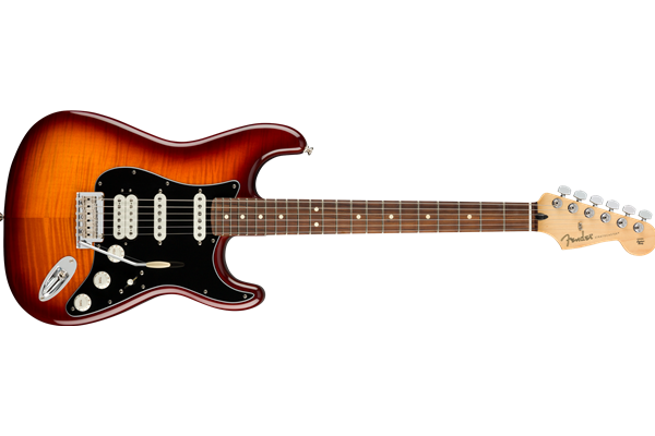 Player Stratocaster® HSS Plus Top, Pau Ferro Fingerboard, Tobacco Sunburst