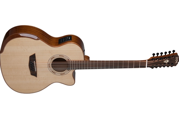 Washburn Comfort Series 12 String Acoustic-Electric Guitar, Natural