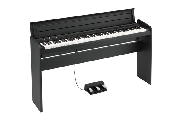 Korg 88-key NH action digital piano,120 poly,3 pedals, Black Cabinet