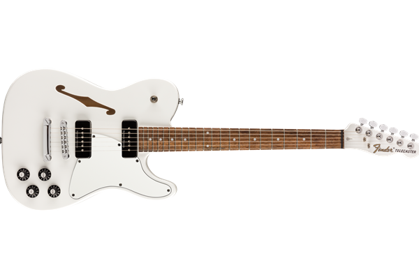 Jim Adkins JA-90 Telecaster® Thinline, Laurel Fingerboard, White