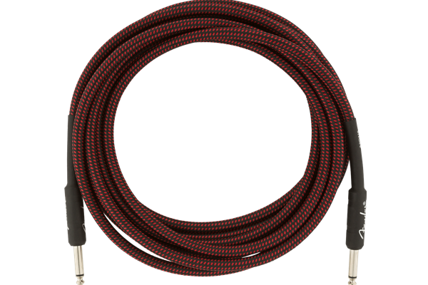 Professional Series Instrument Cable, 15', Red Tweed