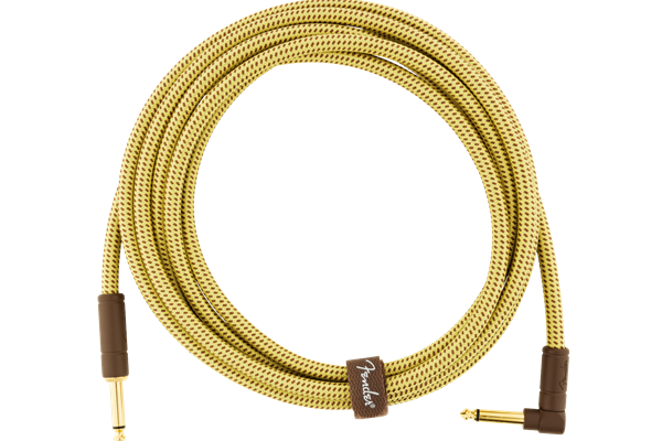 Deluxe Series Instrument Cable, Straight/Angle, 10', Tweed