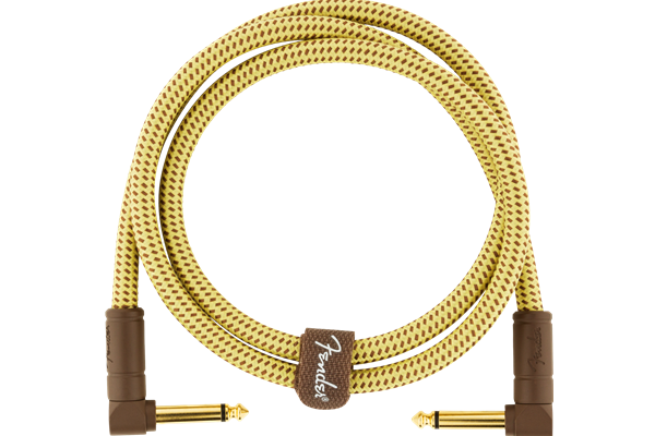 Deluxe Series Instrument Cable, Angle/Angle, 3', Tweed