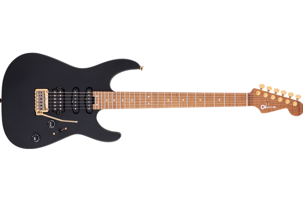 USA Select DK24 HSS 2PT CM, Caramelized Maple Fingerboard, Satin Black