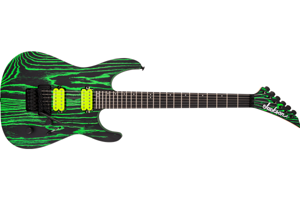 Pro Series Dinky® DK2 Ash, Ebony Fingerboard, Green Glow