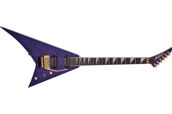 Pro Series Rhoads RR24Q, Ebony Fingerboard, Transparent Purple