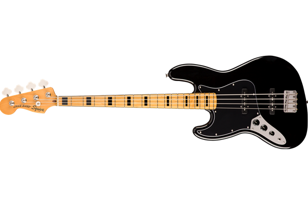 Classic Vibe '70s Jazz Bass® Left-Handed, Maple Fingerboard, Black