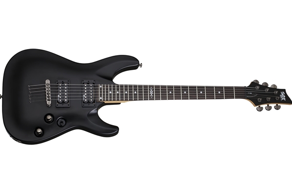 C-1 Sgr By Schecter Midnight Satin Black,Gigbag Included