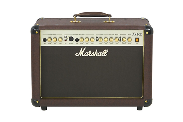 Marshall 50W Acoustic Amp 2 x 8" Spkrs, Digital Effects 2 Channels