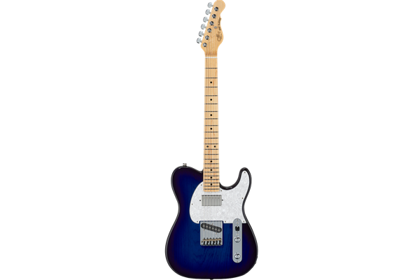 G&L Fullerton Deluxe ASAT Classic Bluesboy Blueburst w/ Maple Fingerboard