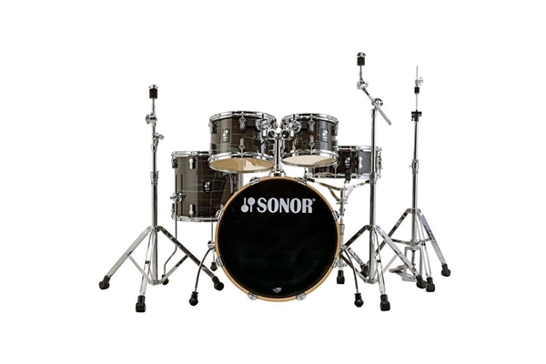 Sonor AQ1 Studio Set, Woodgrain Black (20, 10,12,14, 14 Snare)