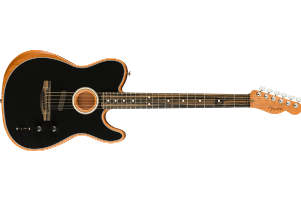 American Acoustasonic® Telecaster®, Ebony Fingerboard, Black