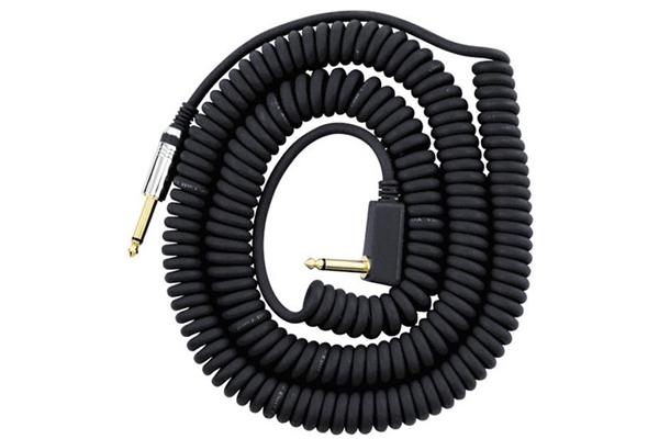 Vintage Coiled Cable 9m Black