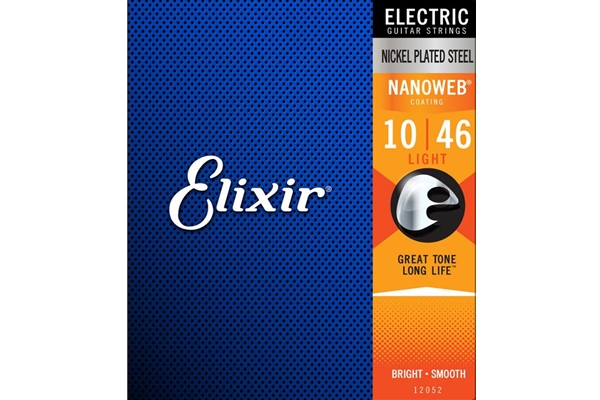Elixir Light Electric Nickel Plated Steel With Nanoweb Coating (.010 - .046)