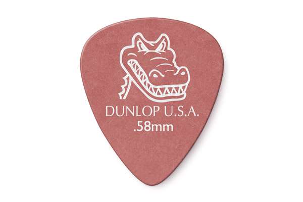Dunlop 0.58mm Gator Grip Guitar Pick (12/bag)