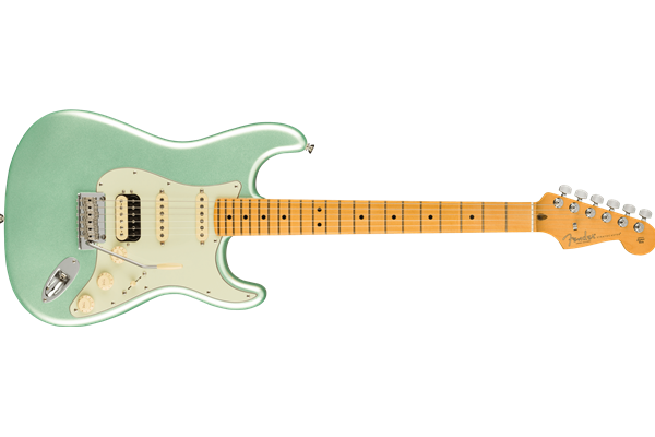 American Professional II Stratocaster® HSS, Maple Fingerboard, Mystic Surf Green
