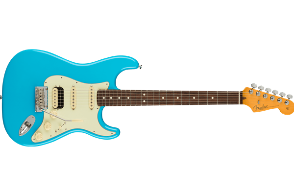 American Professional II Stratocaster® HSS, Rosewood Fingerboard, Miami Blue