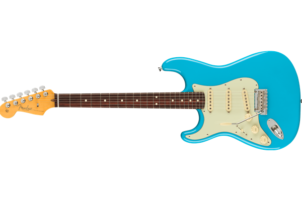 American Professional II Stratocaster® Left-Hand, Rosewood Fingerboard, Miami Blue